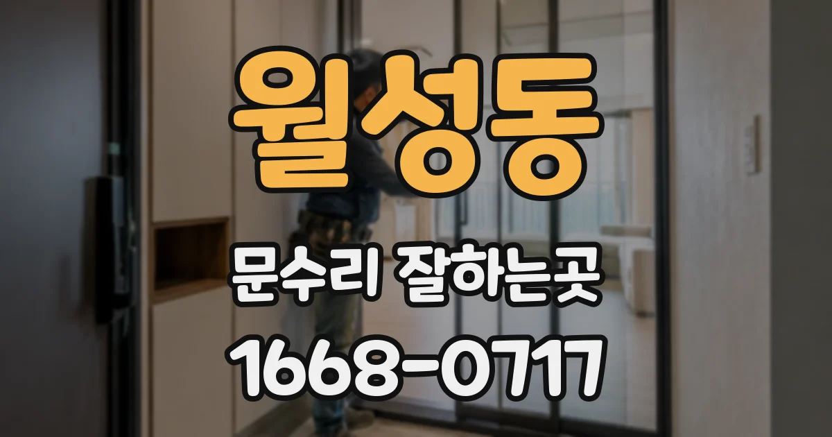 월성동 문수리 잘하는곳