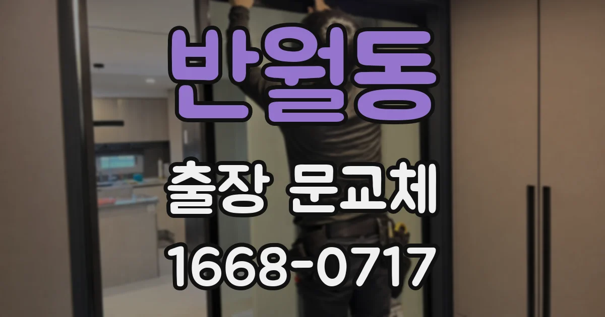 반월동 출장 문교체