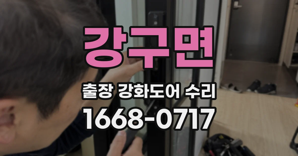 강구면 출장 강화도어 수리