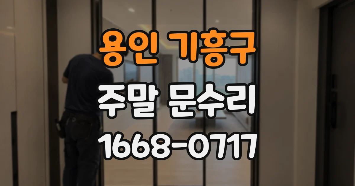 용인 기흥구 주말 문수리