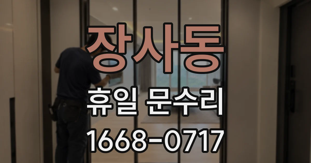 장사동 휴일 문수리