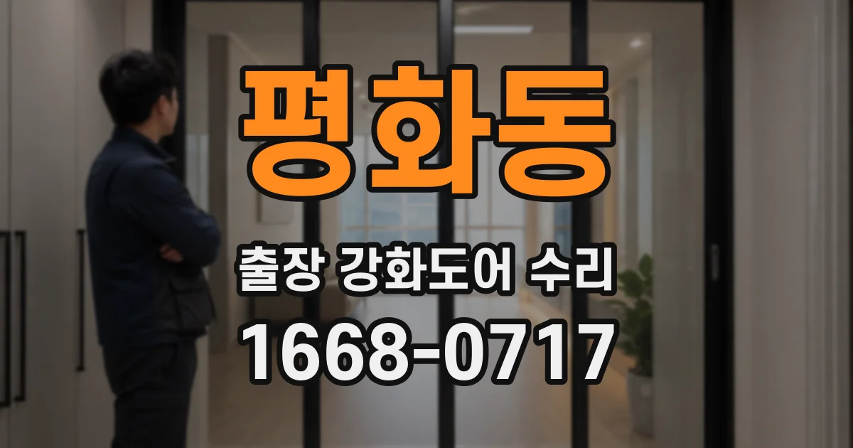 평화동 출장 강화도어 수리