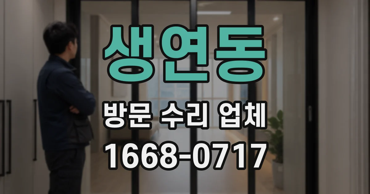 생연동 방문 수리 업체