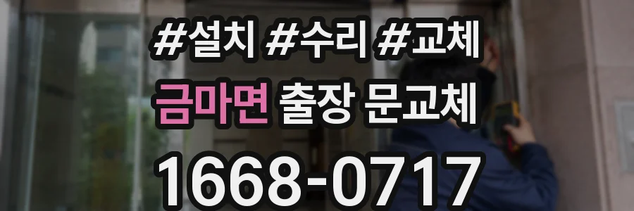 금마면 출장 문교체