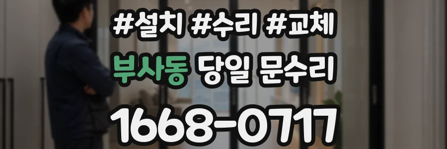 부사동 당일 문수리