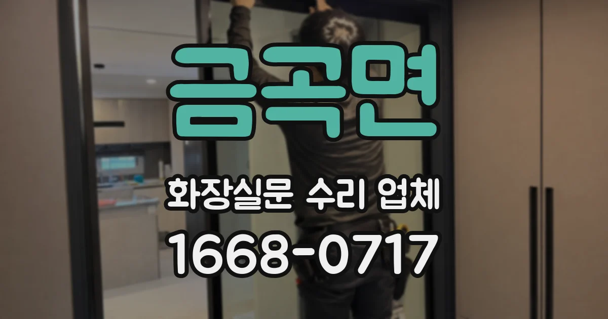 금곡면 화장실문 수리 업체