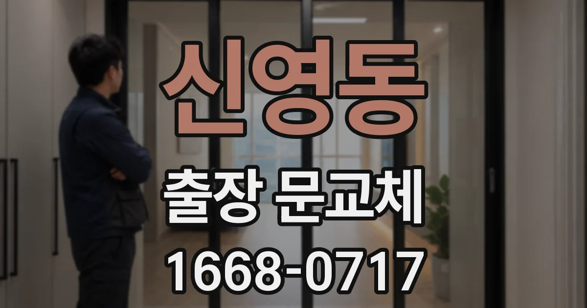신영동 출장 문교체