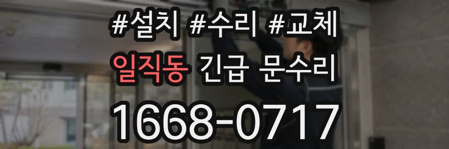 일직동 긴급 문수리