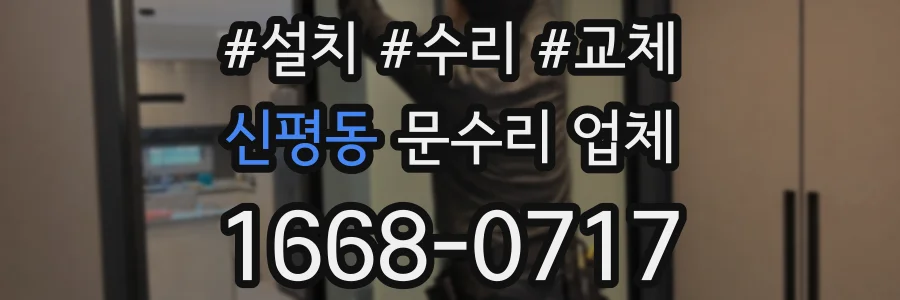 신평동 문수리 업체