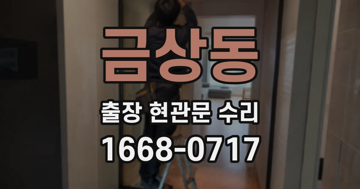 금상동 출장 현관문 수리