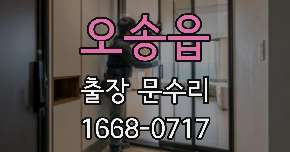 오송읍 출장 문수리