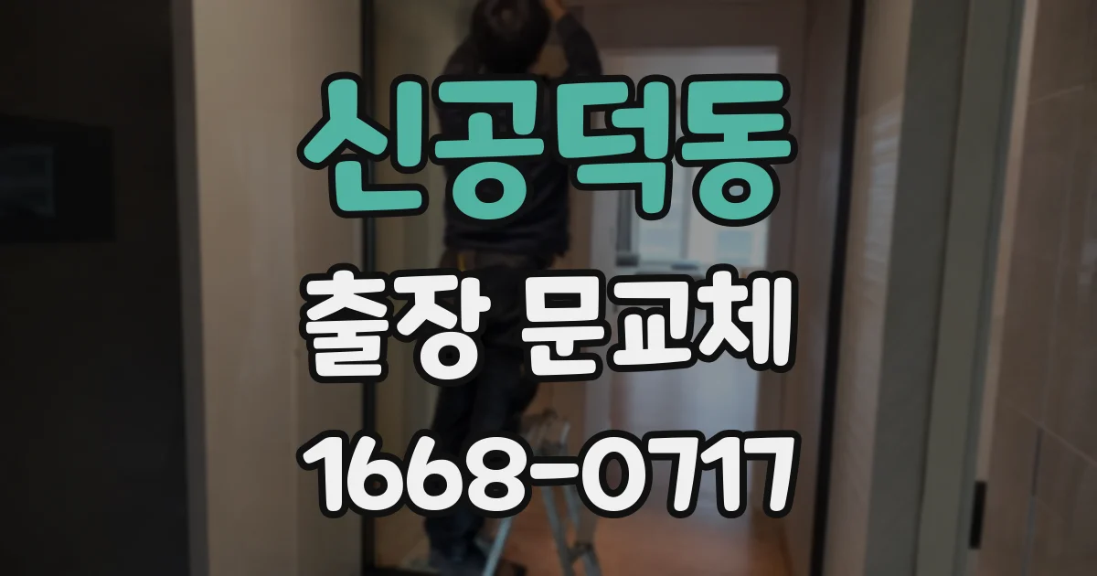 신공덕동 출장 문교체