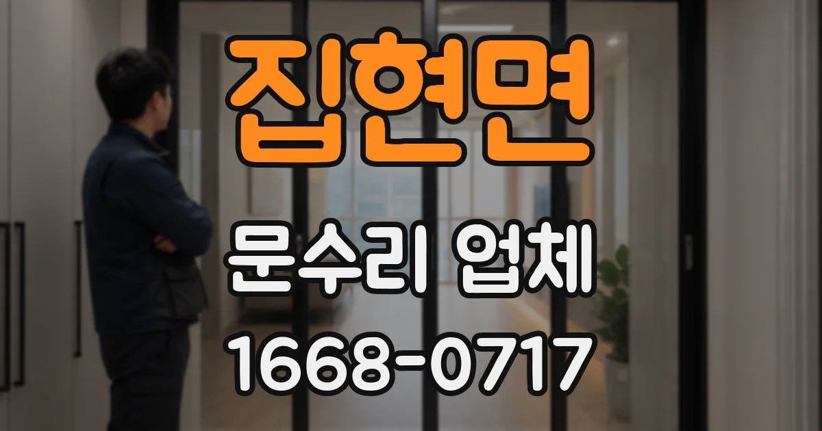 집현면 문수리 업체