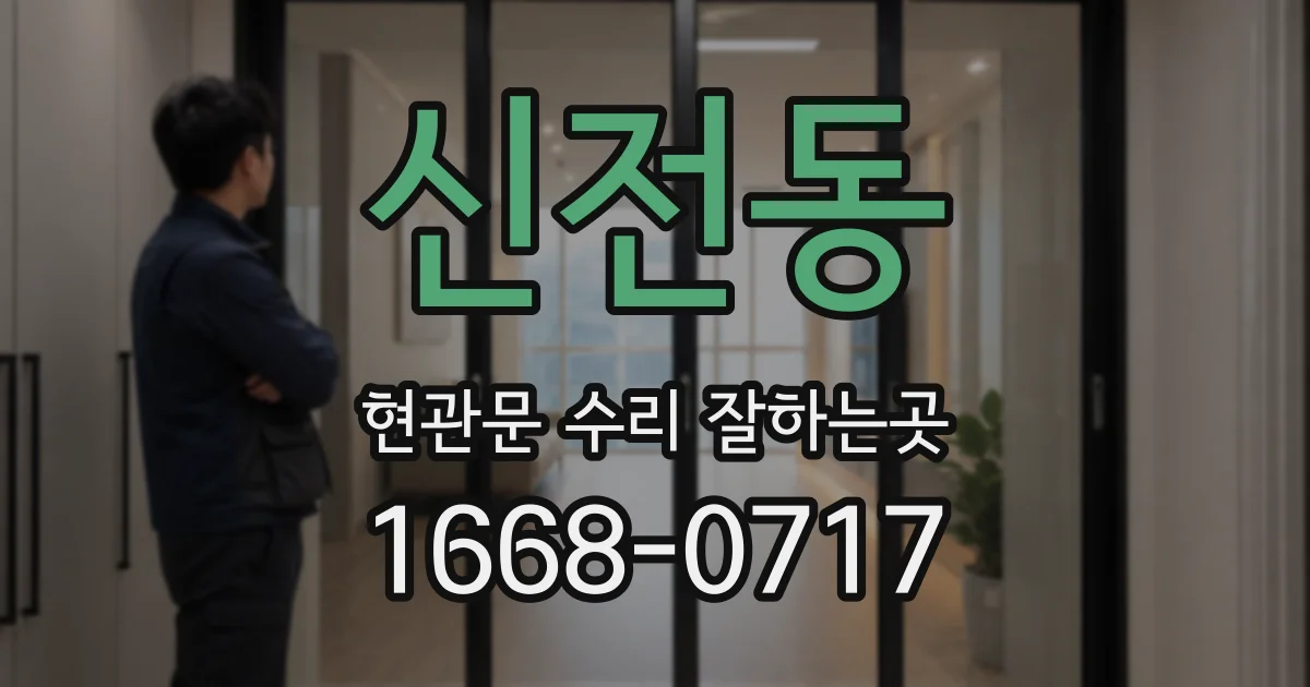 신전동 현관문 수리 잘하는곳