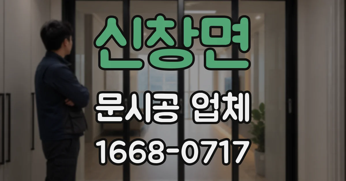 신창면 문시공 업체