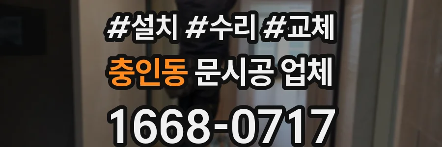 충인동 문시공 업체