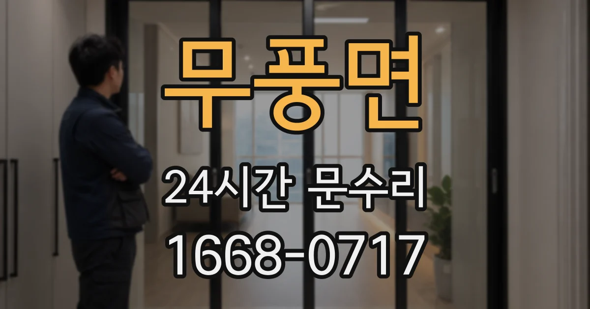 무풍면 24시간 문수리