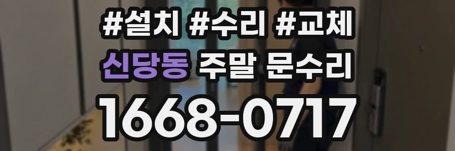 신당동 주말 문수리