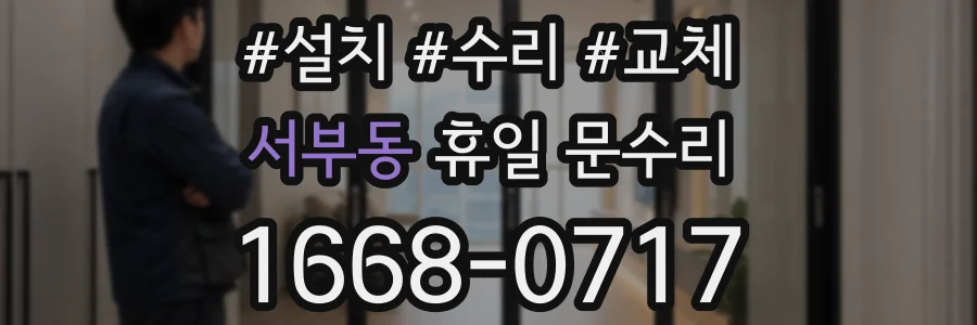 서부동 휴일 문수리