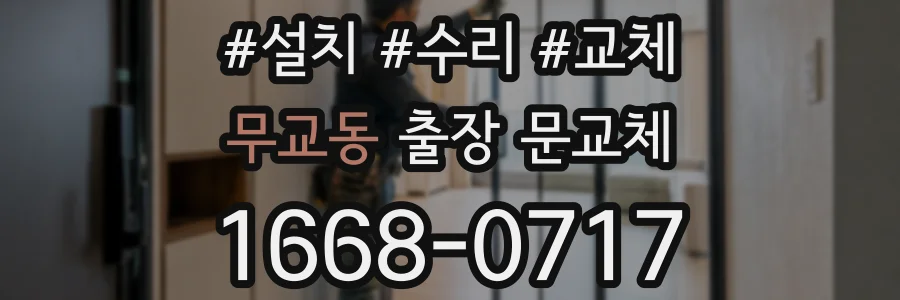 무교동 출장 문교체