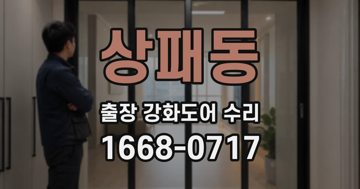 상패동 출장 강화도어 수리