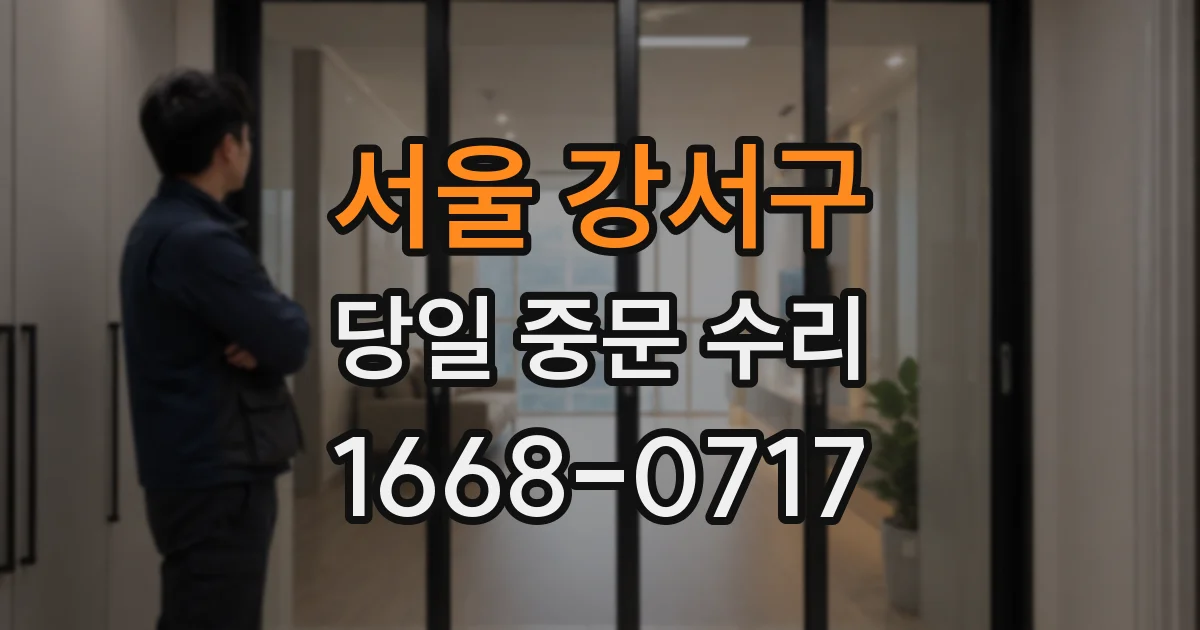 서울 강서구 당일 중문 수리