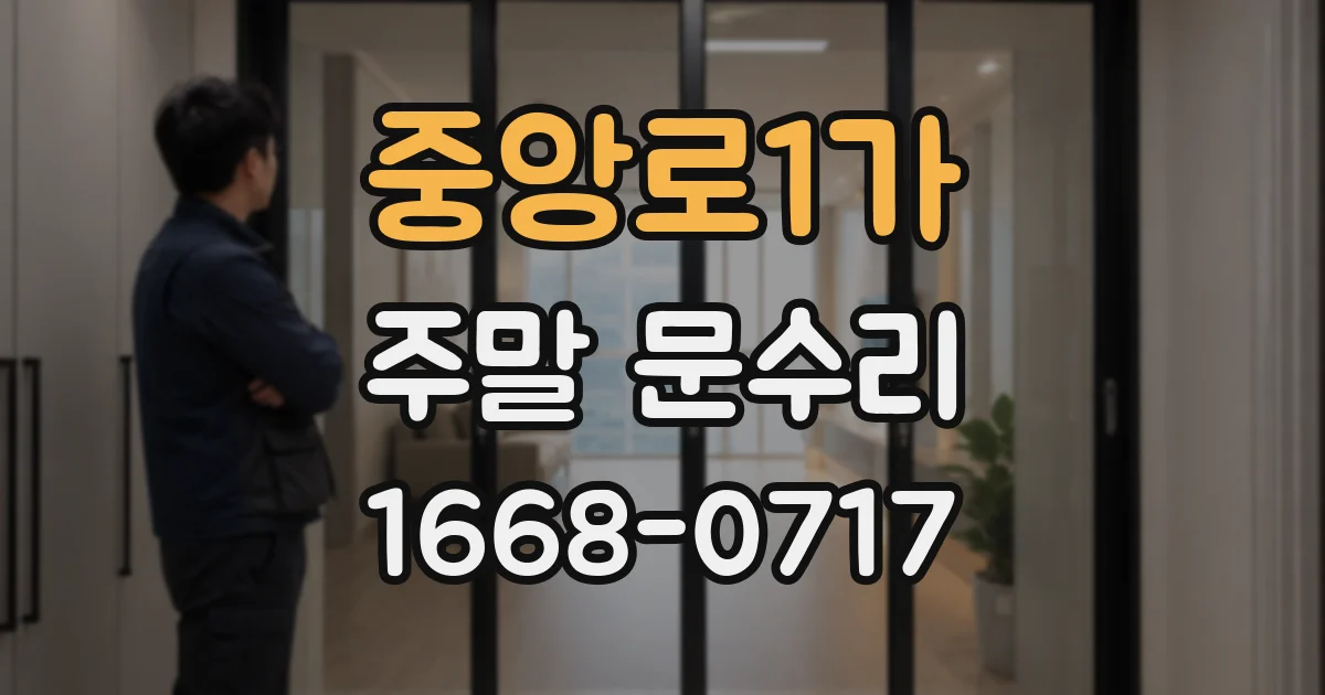 중앙로1가 주말 문수리