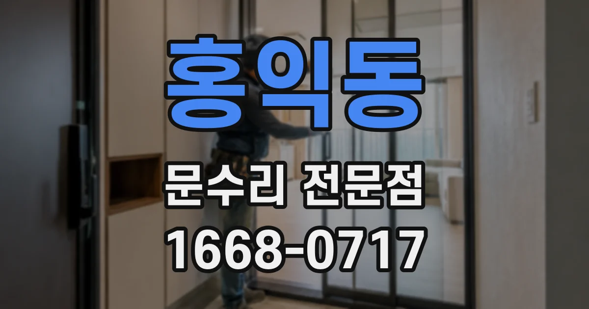홍익동 문수리 전문점