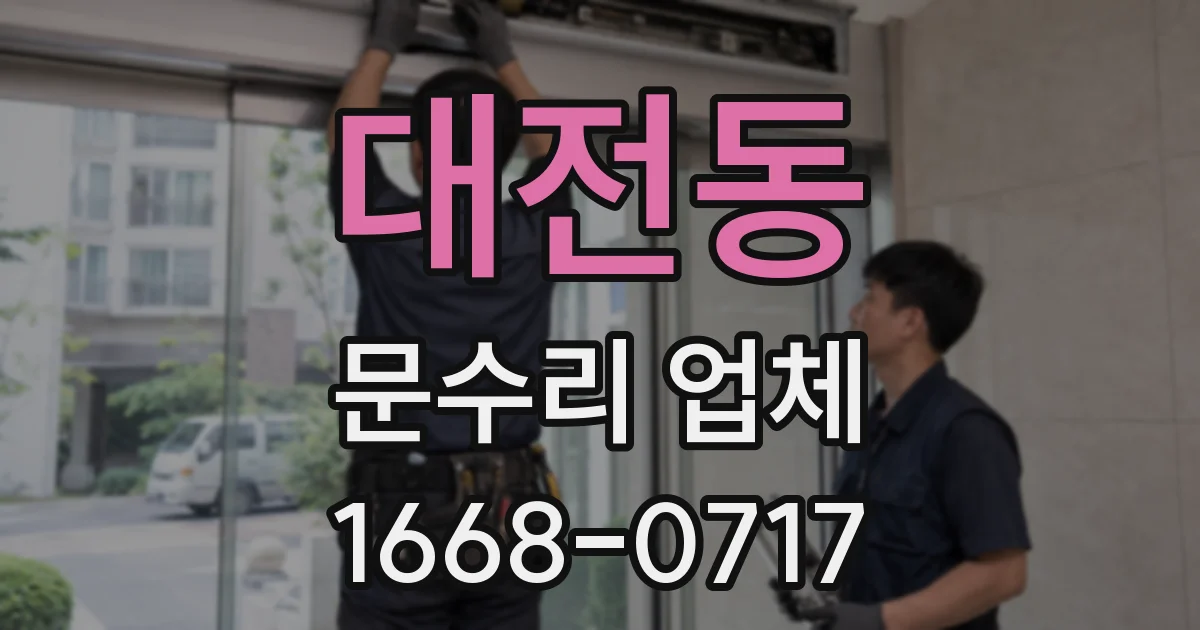 대전동 문수리 업체