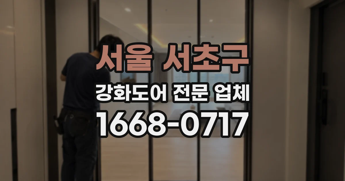 서울 서초구 강화도어 전문 업체