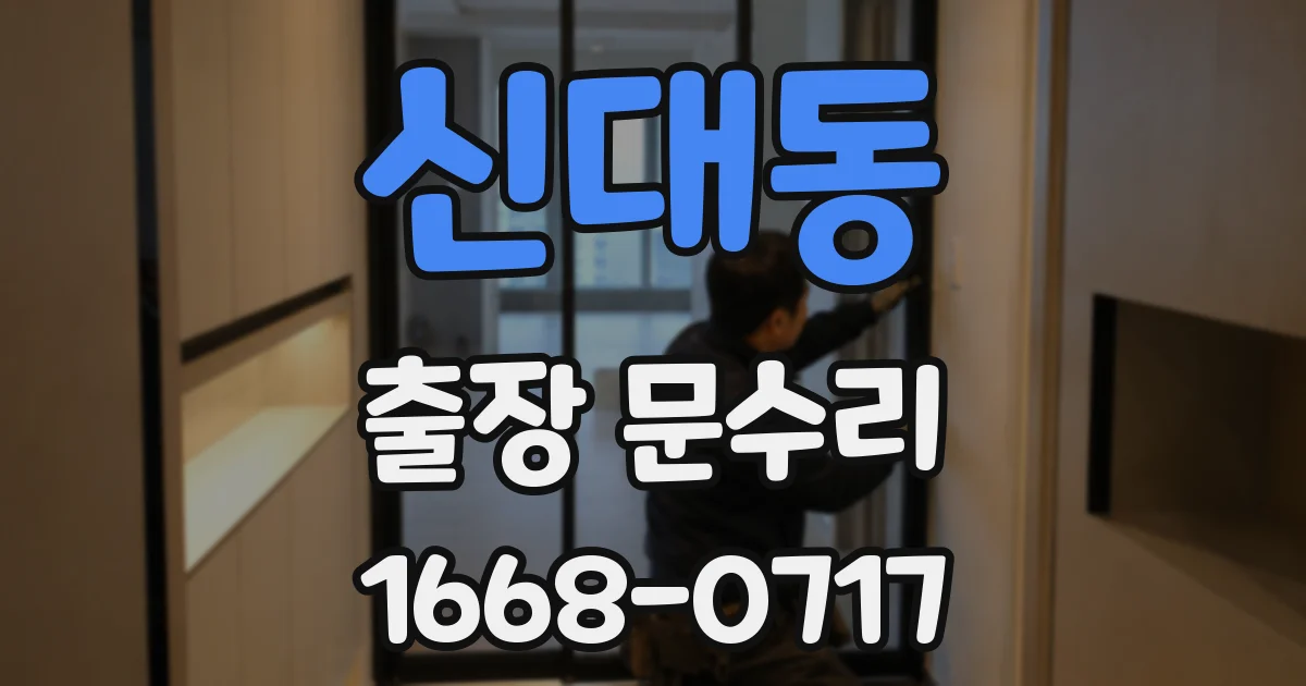신대동 출장 문수리