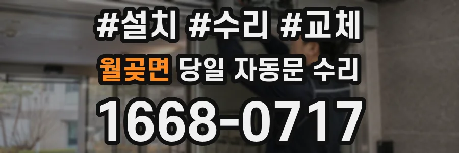 월곶면 당일 자동문 수리
