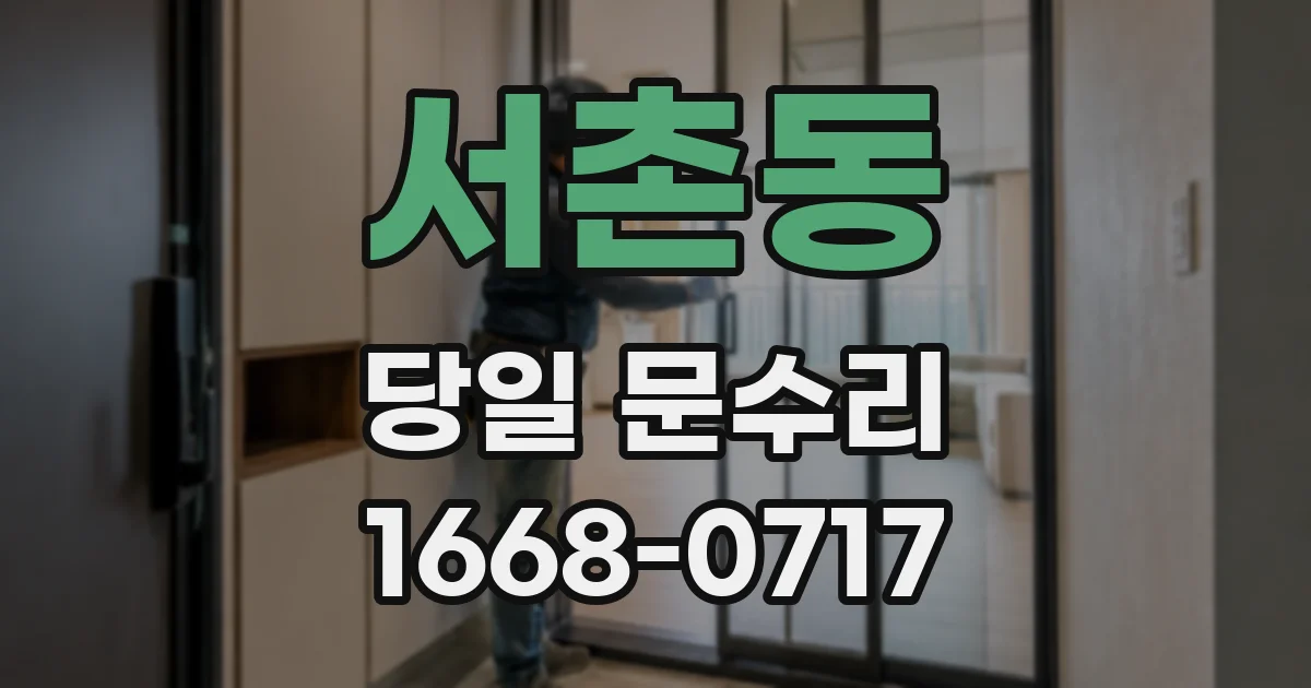 서촌동 당일 문수리