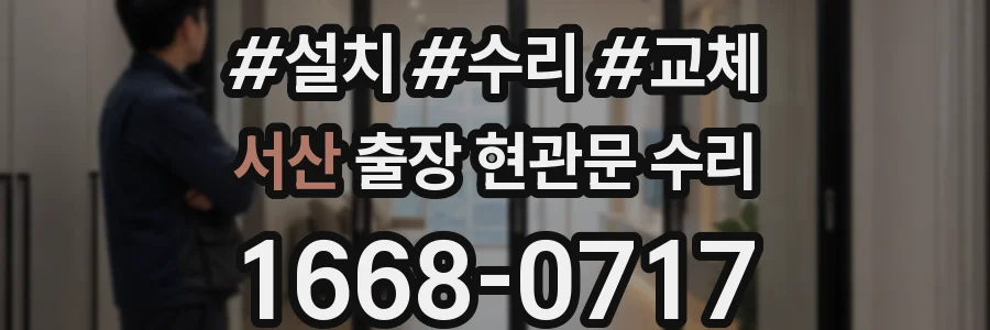서산 출장 현관문 수리