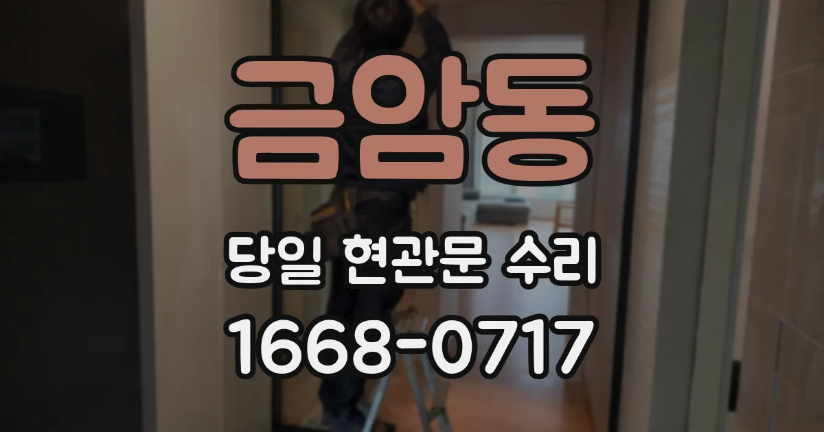 금암동 당일 현관문 수리