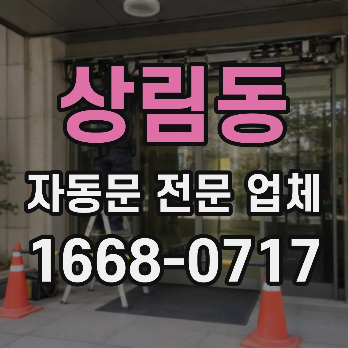 상림동 자동문 전문 업체