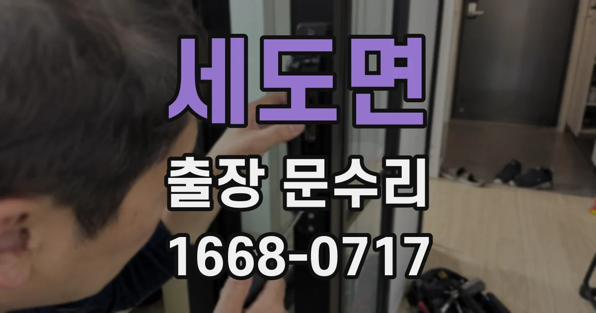 세도면 출장 문수리