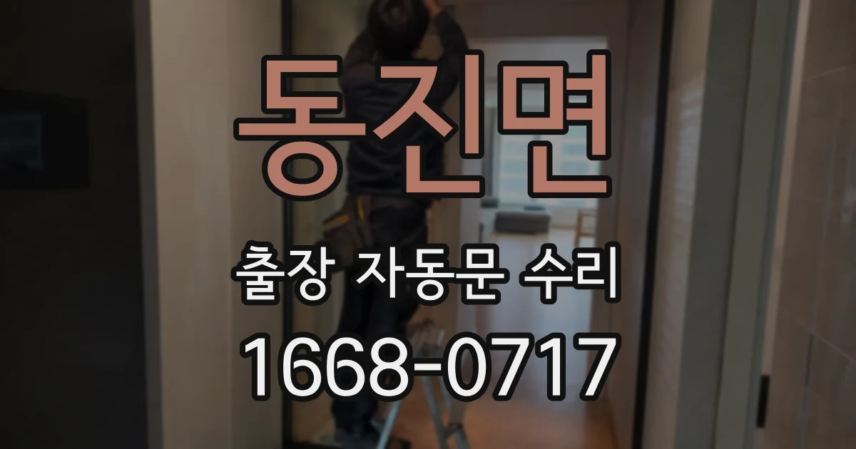 동진면 출장 자동문 수리