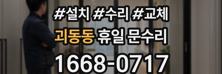 괴동동 휴일 문수리