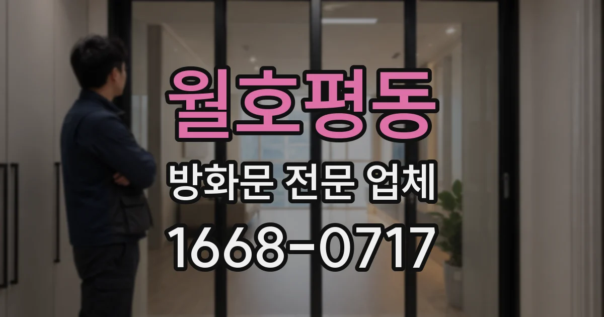 월호평동 방화문 전문 업체