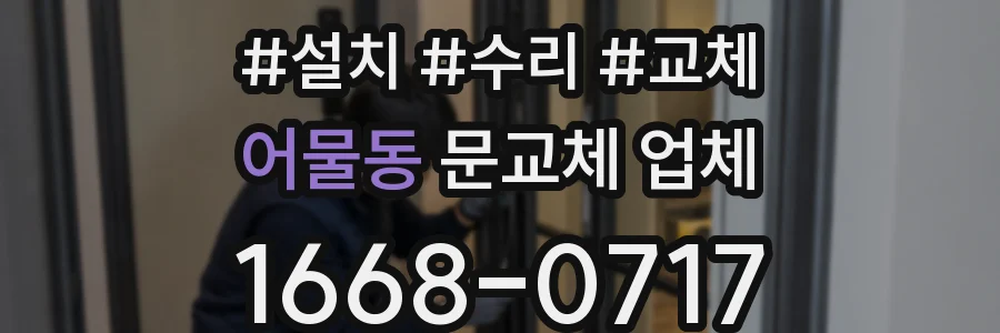 어물동 문교체 업체