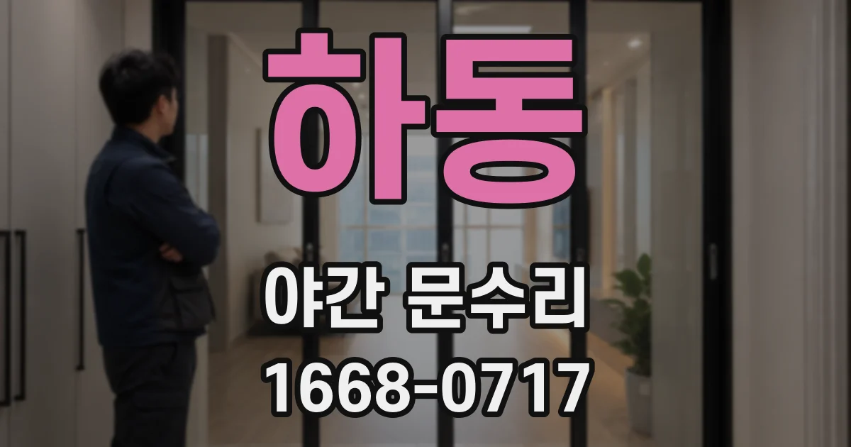 하동 야간 문수리