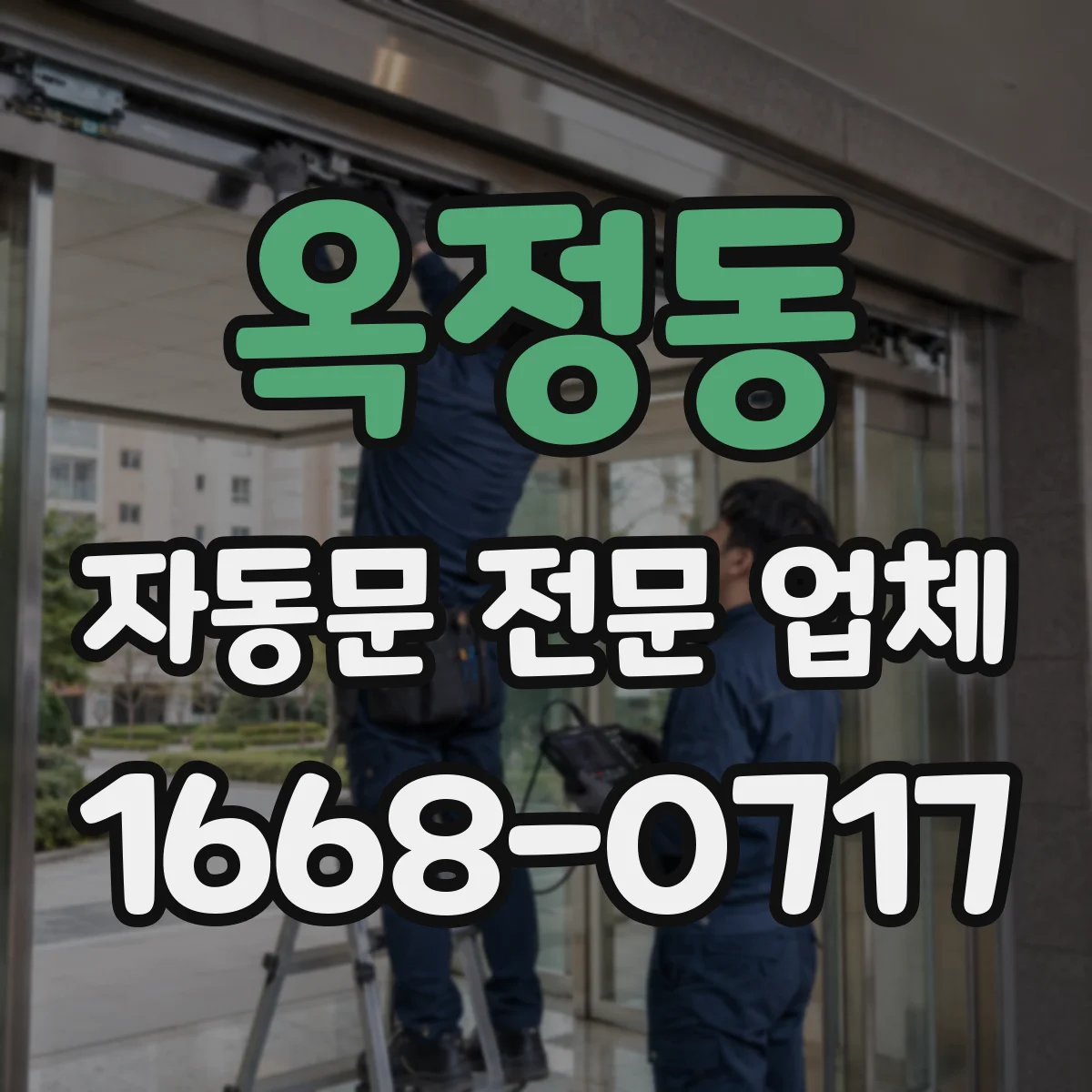 옥정동 자동문 전문 업체