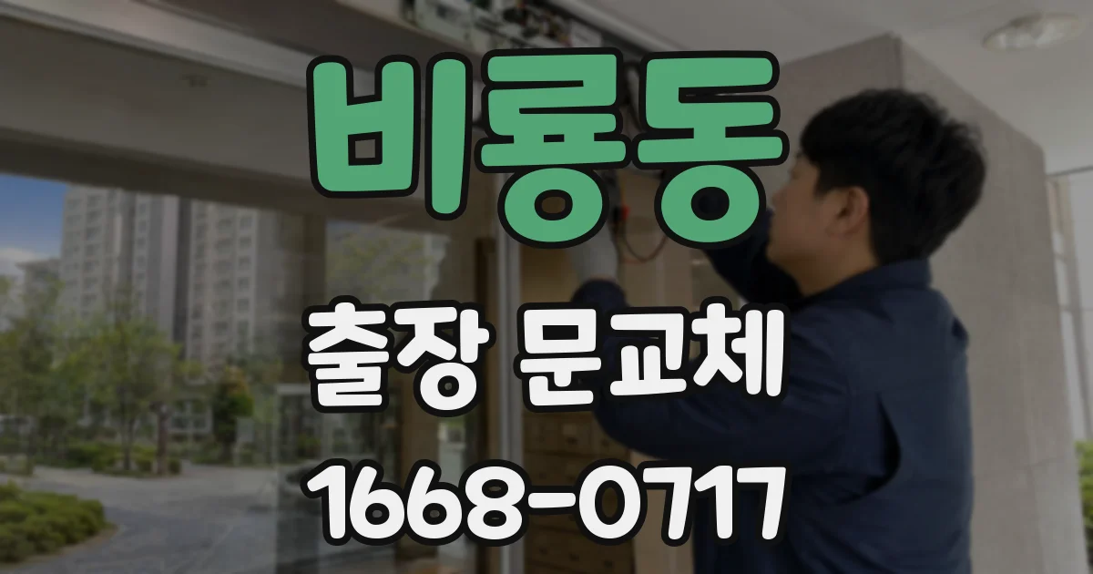 비룡동 출장 문교체