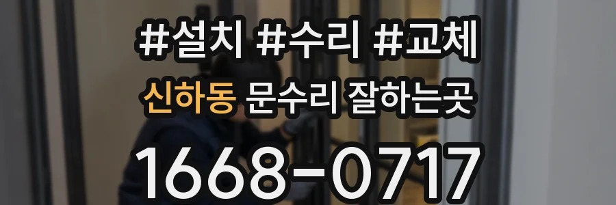 신하동 문수리 잘하는곳