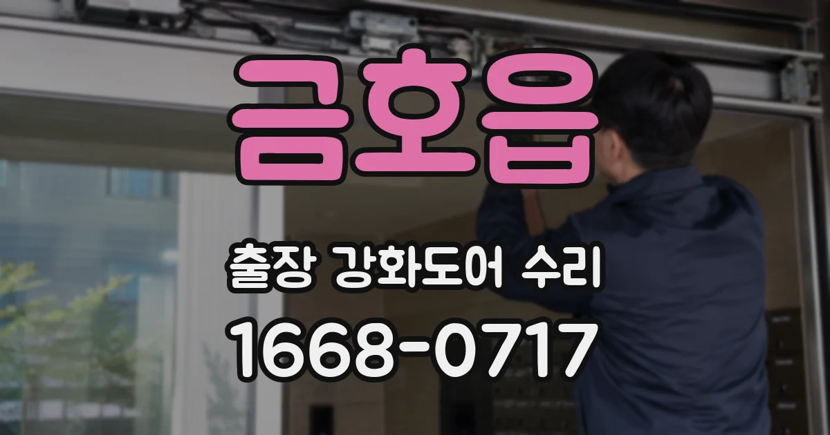 금호읍 출장 강화도어 수리