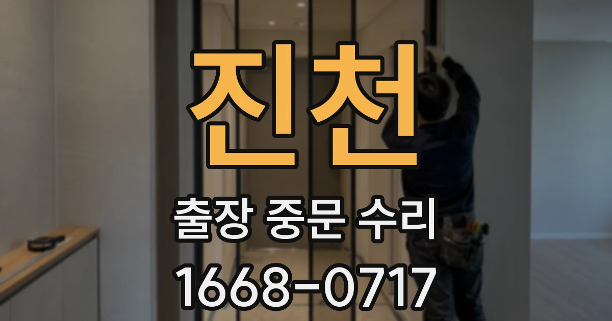 진천 출장 중문 수리