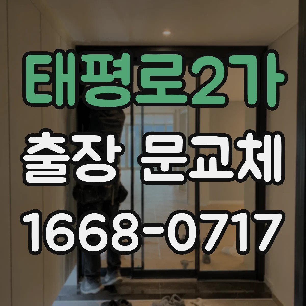 태평로2가 출장 문교체