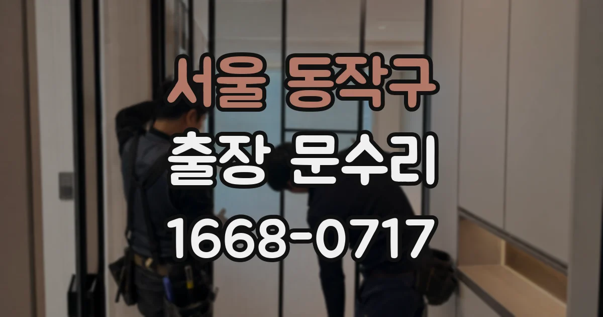 서울 동작구 출장 문수리