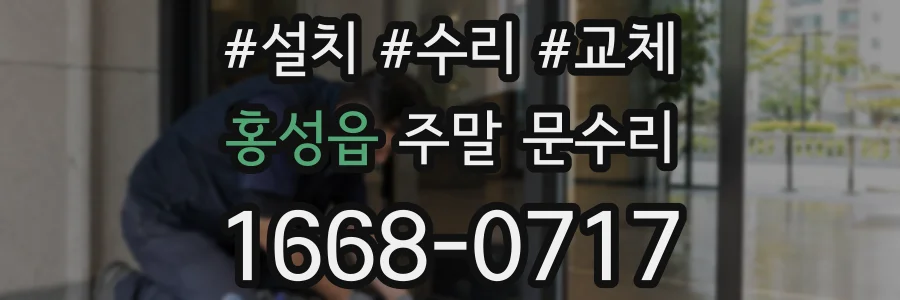 홍성읍 주말 문수리